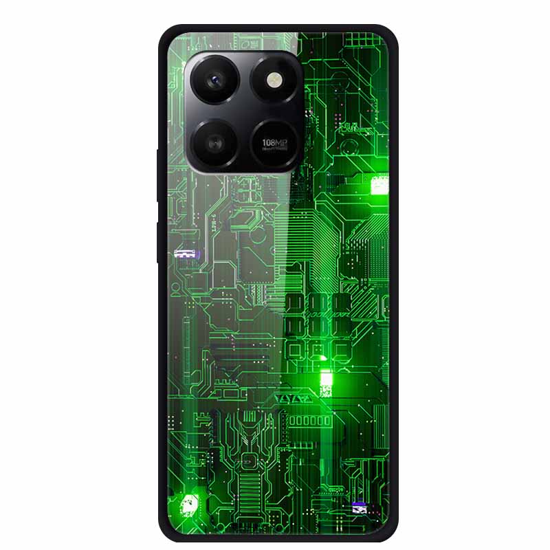 6.77" Glass Back Cover For Honor 400 Smart X7d 2025 Case Tempered Glass Case For Honor Play 10T 5G Case Protective Fundas Shells