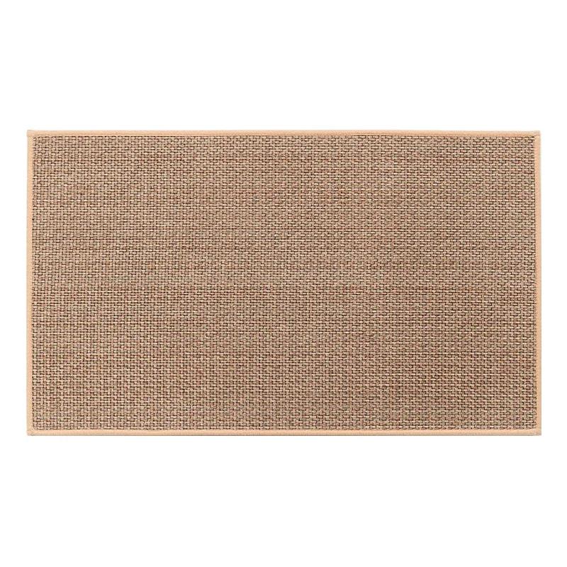 

Non Slip Entrance Doormat Washable Kitchen Carpet Simple Solid Color Welcome Mat Soft and Durable Kitchen Carpet Home Doormat 45x75cm бежевый