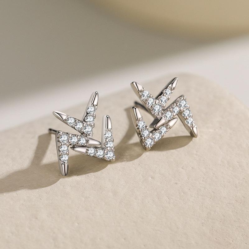 Tancise 925 Sterling Silver Zircon Earrings Drop Earrings For Women Wedding Party Gifts