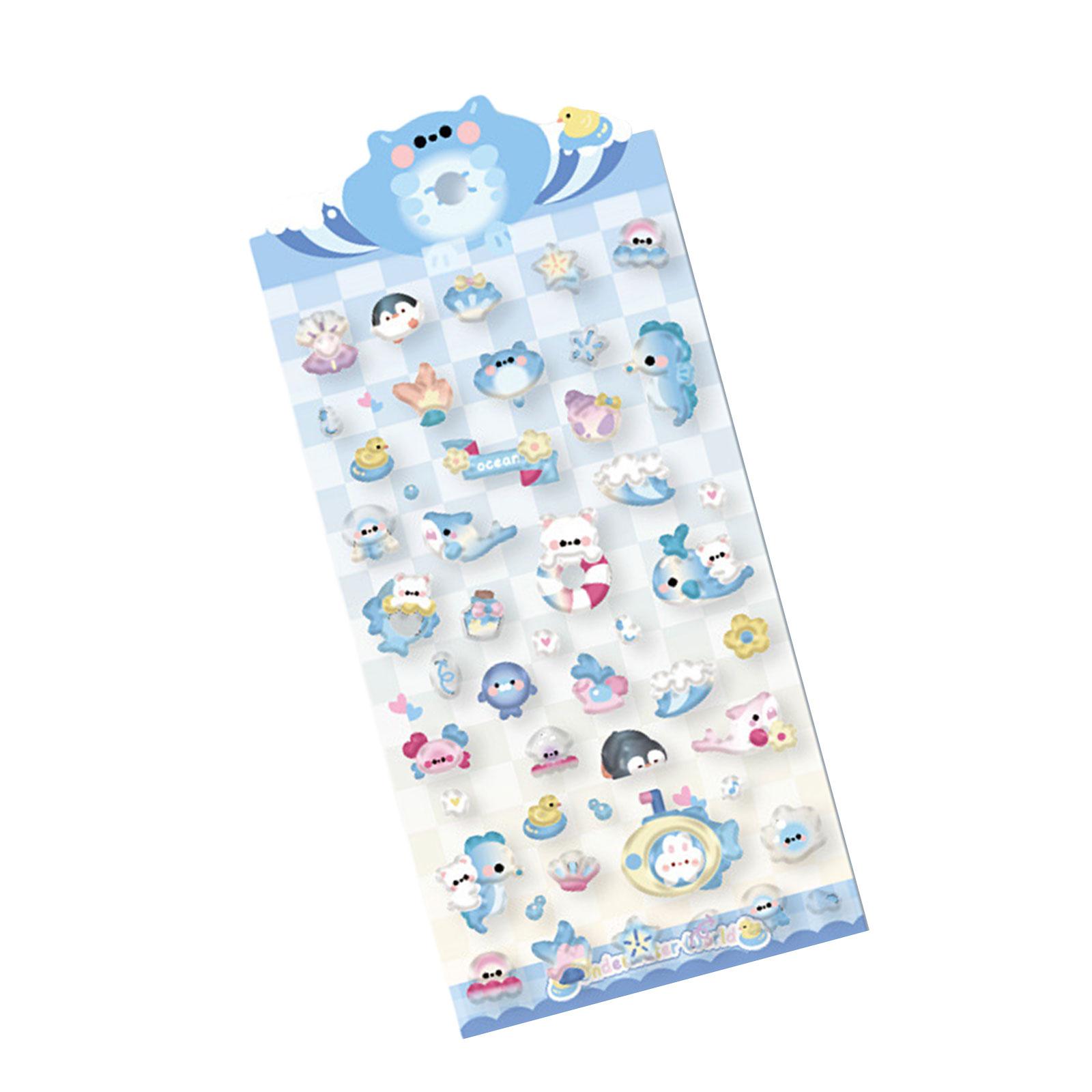 

Мультфильм 3D наклейки Водостойкие животные бабочка наклейка для планировщика пенал телефон чехол бутылка для воды скейтборды 1