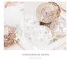 Exquisite 8cm Christmas Ornaments: Set of 6 Transparent Color-Painted Balls in Gift Box for Tree Decoration