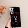 Funny Cute Cartoon Matchman Clear Phone Cases for Samsung S26 Ultra Galaxy S25 Edge S24 S23 FE S21 Plus S20 S22 S10 Cover Patter