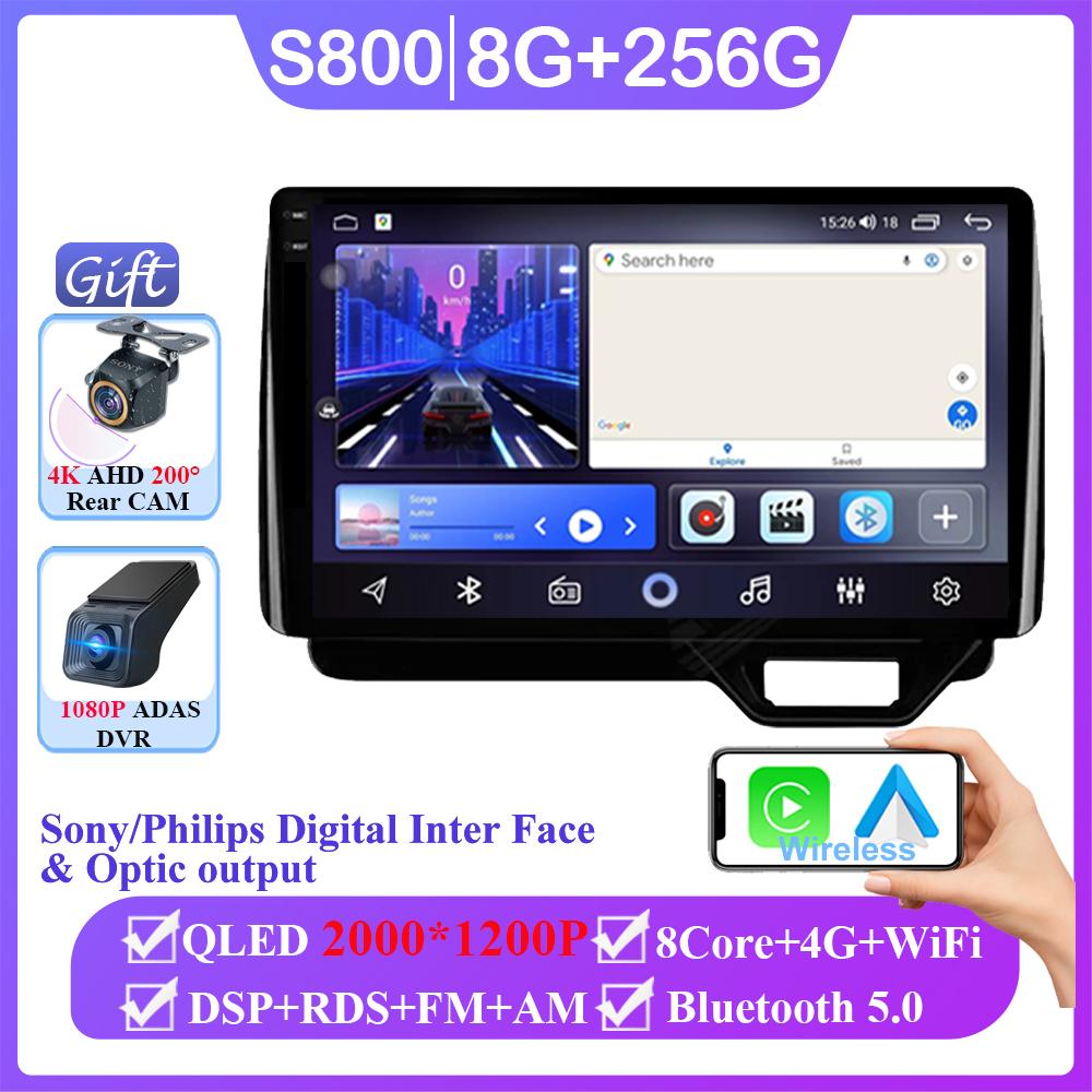 Android 14 For Honda N-BOX II 2 JF34 2017 2018-2021 Stereo Navigation Multimedia Screen Autoradio Head Unit Carplay NO 2 Din DVD
