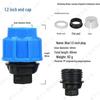New Material PE Pipe Quick Connectors: Complete Set for 4 to 6 Straight and Three-way Water Pipe Fittings