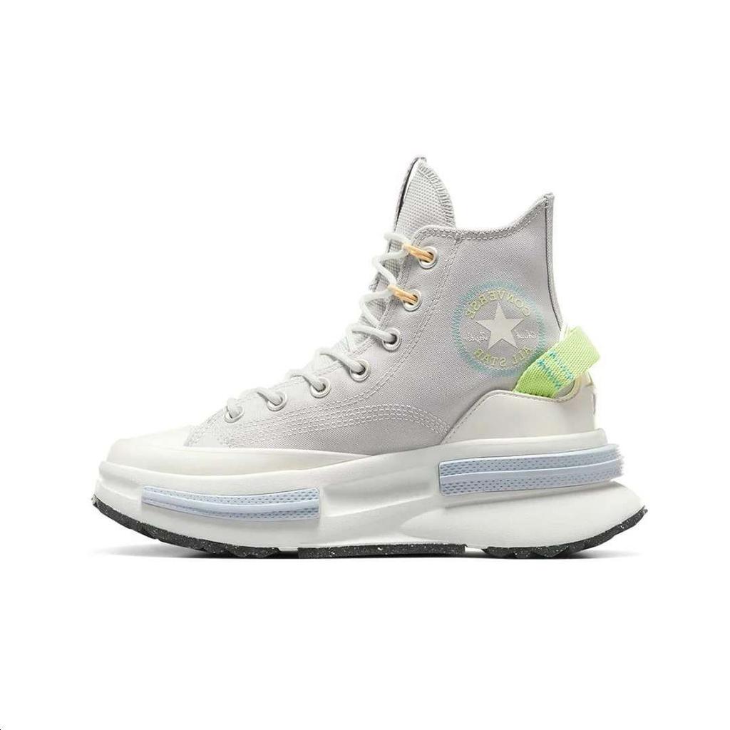 Converse נעלי קנבס היי טופ Run Star Hike נעלי סניקרס יוניסקס אפור A07609C
