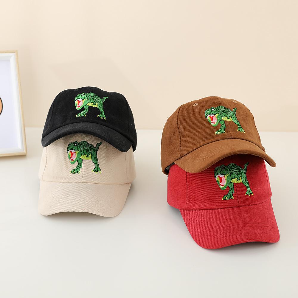 JYL TS DIY T-Rex Kids Cap Fleece Sun Protection Hat Cotton