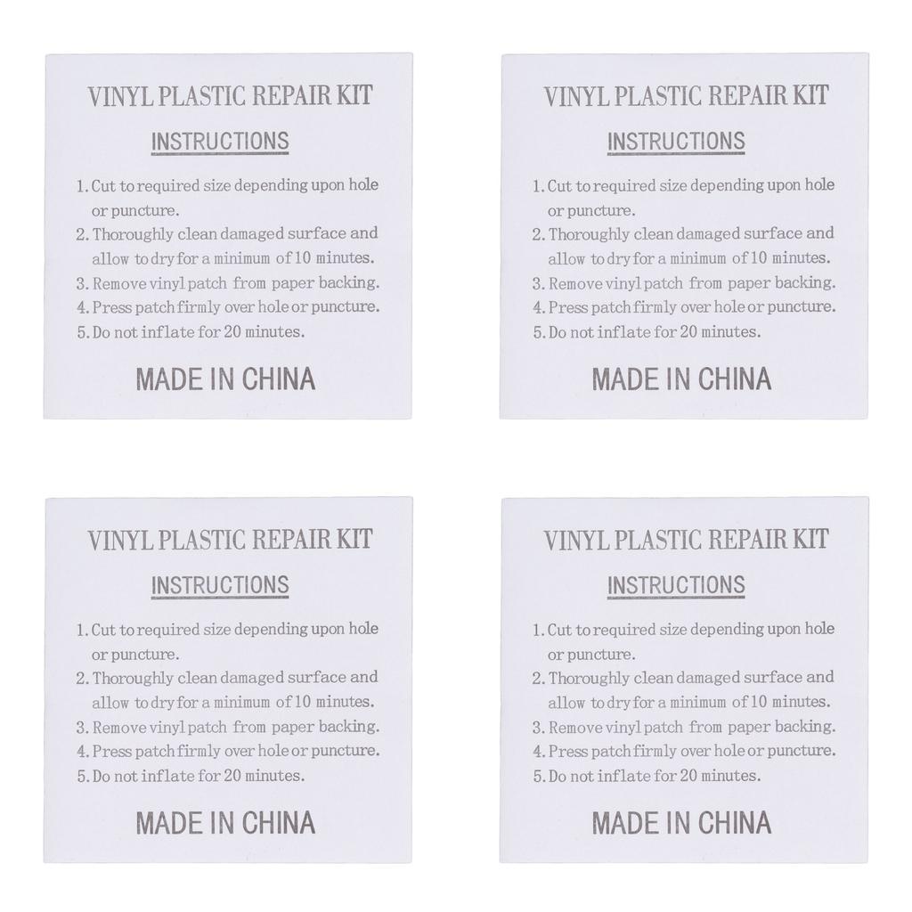 50Pcs Swimming Pool Transparent Repair Sticker Self Adhesive Repair Patch for Inflatable Toy