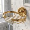 Golden Soap Holder Copper Soap Dish Durable Soap Basket  Bathroom Shower Kitchen