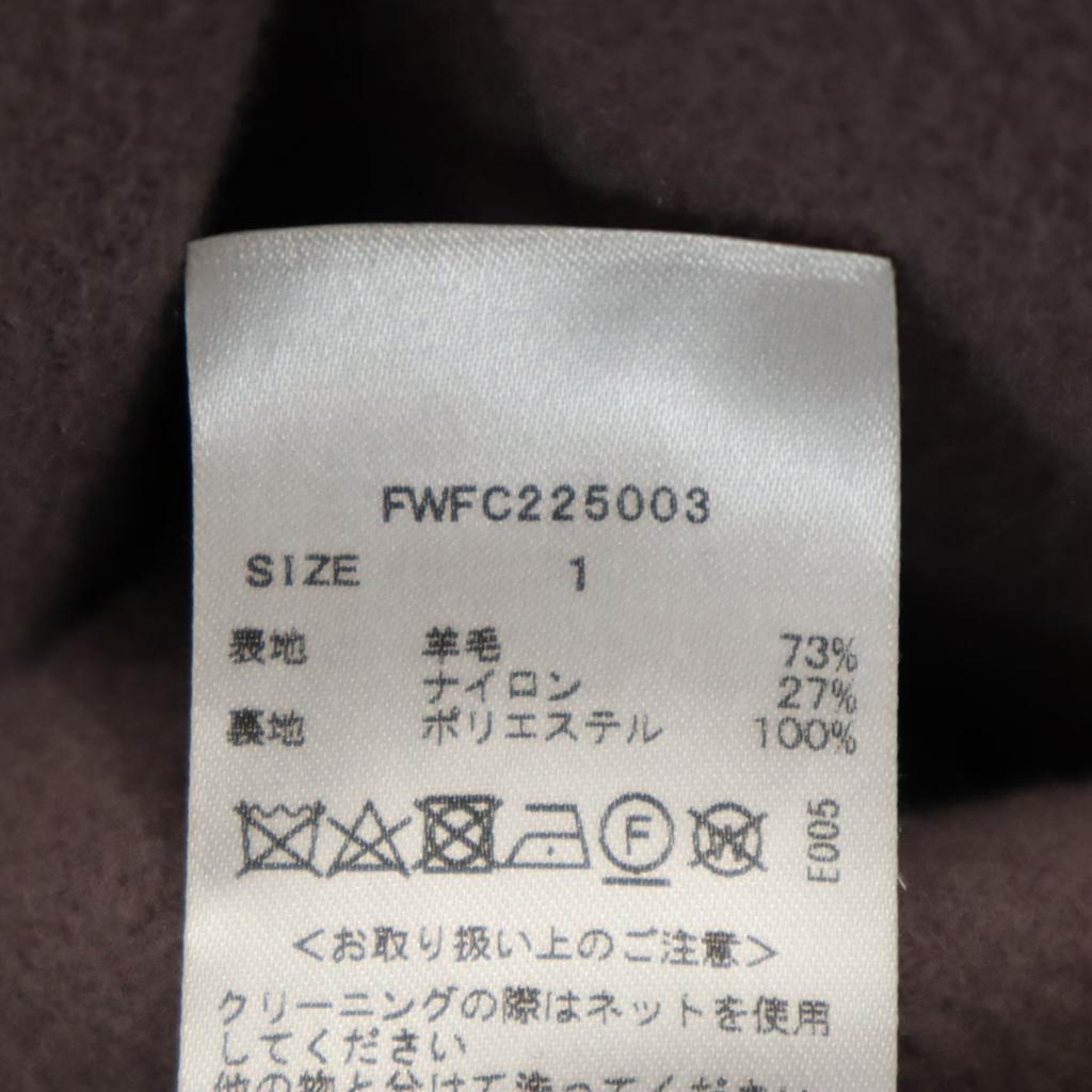 FRAY I.D Wool coat 1 Purple gray Women Used