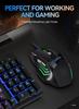 New Wired Luminous Gaming Mouse - No Double-Click Issue, Compatible with Desktop & Laptop