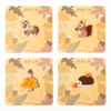 Three Loves Cartoon Animal Cloth Sticker Pants Hole Decorative Patch Sticker Self-Adhesive Cute Clothes Sticker Embroidery Sticker Small