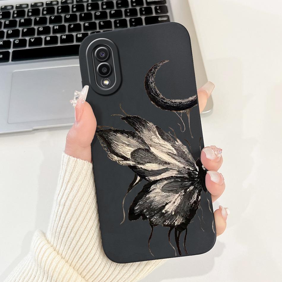 For Samsung Galaxy A02 A02s Phone Case Samsung A02 A02S SM-A025F A022G Elegant Floral Printing Soft Silicone Shockproof Cases