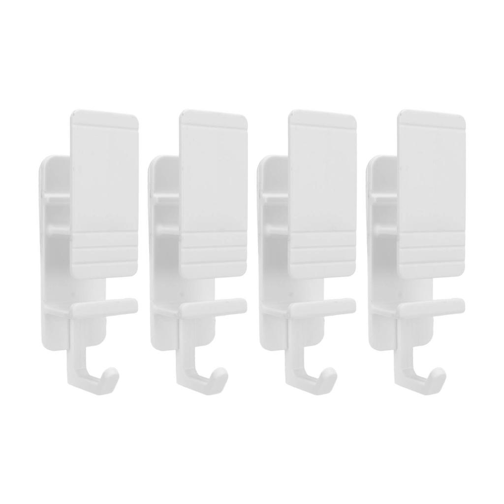 4 szt. Haczyki łazienkowe Dobra przyczepność Wodoodporne Antypoślizgowe Duże haczyki użytkowe do Kuchni Salonów Łazienek Sypialni