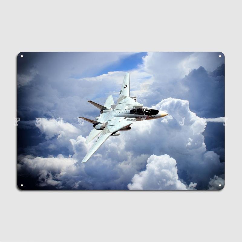 

Us Navy Grumman F14 Tomcat Metal Sign Club Party Club Bar Printing Painting Décor Tin Sign Poster 20x30cm