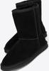 Wittchen Women's Suede Ankle Boots With Wool Lining, Black, Black Suede Leather