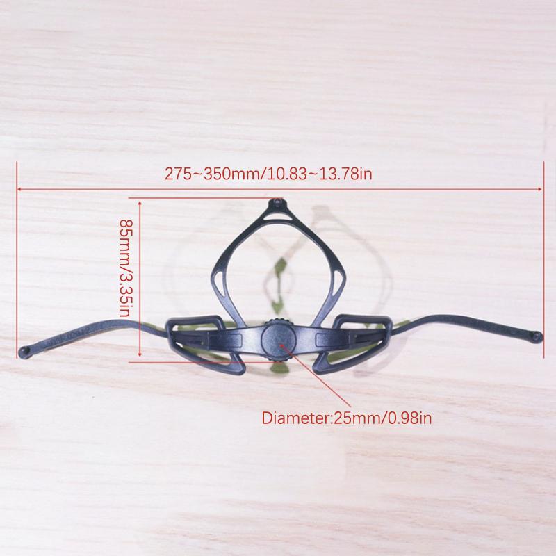 Helm Verstellbares Riemen-Rückhaltesystem Kopfverriegelungsschnalle Für Radfahren Skifahren Skaten Reitsport Sicher