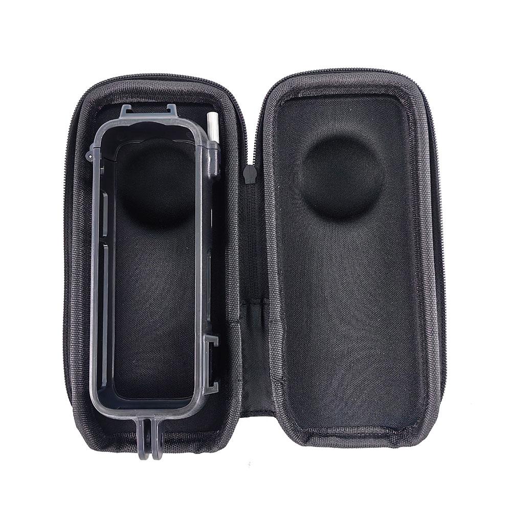 For Insta360X5 Rabbit Cage Storage Bag With Carabiner Portable Storage Bag Case Selfie Fits Tri B5J0