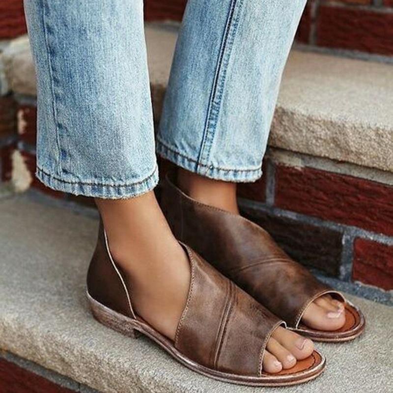 Chic Summer Women Sandals With Sexy Side Open Design And Casual Elegance