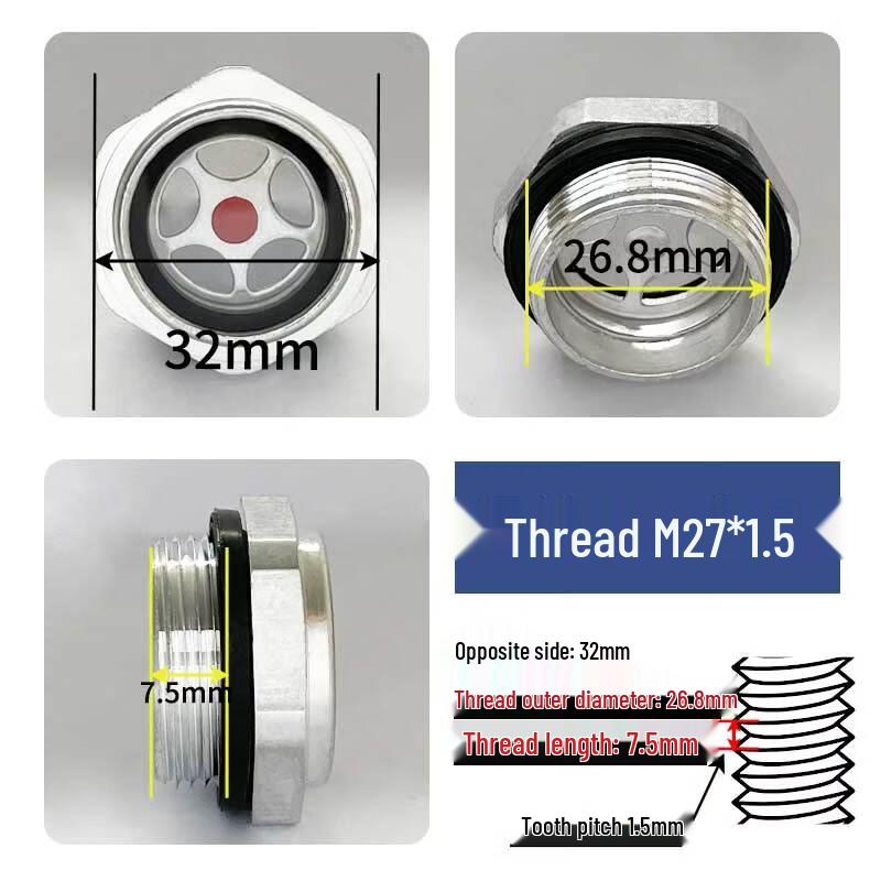 

Jiemengzhe Gearbox Oil Sight Glass