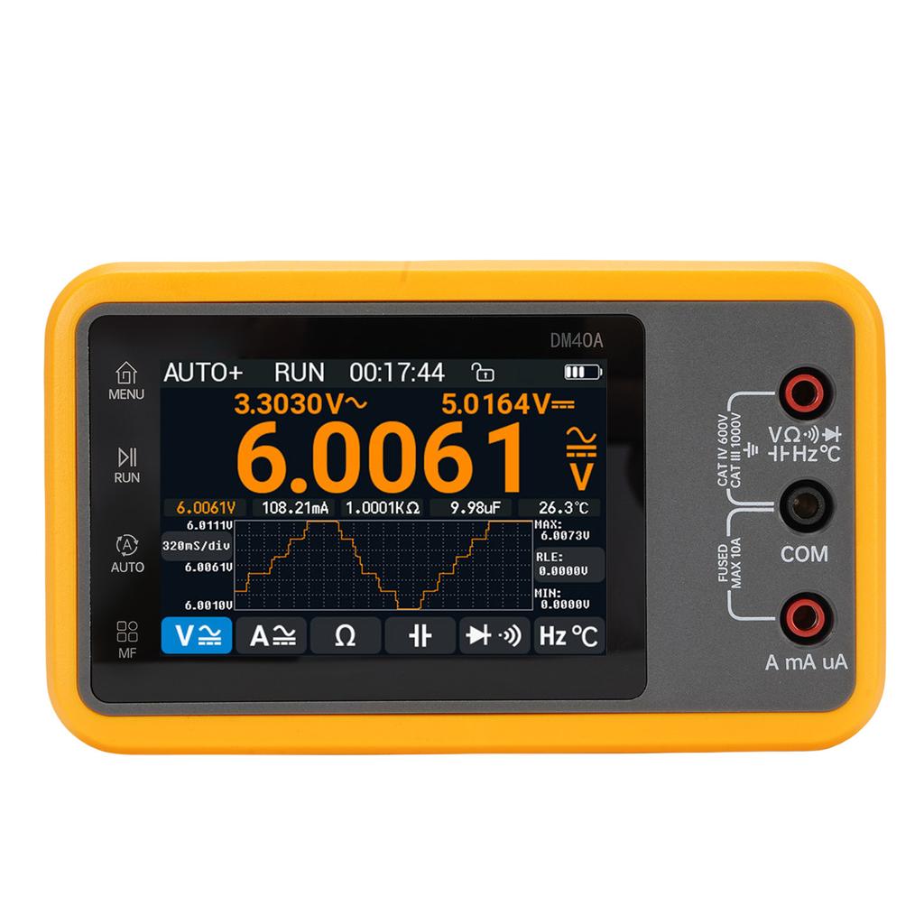 Digital Multimeter Oscilloscope Signal Generator 4.5 Digits 50MSa S 10M Bandwidth Handheld Multi Meter