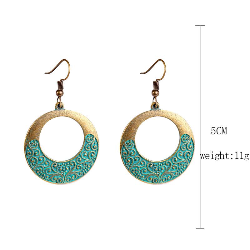 BLINGBAY 2023 Women's Earrings Retro Accessories Fashion Jewelry Accessories Ethnic Turquoise Earrings Bohemian Jewelry Gifts