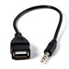 0.2 M 3.5Mm Male Audio Aux Jack To Usb 2.0 Type A Female Otg Converter Plug