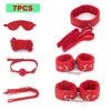 BDSM Bondage Set Sex Product Erotic Toys For Adults Games Plush Leather Handcuffs Nipple Clamps Gag Whip Rope Anal Plug