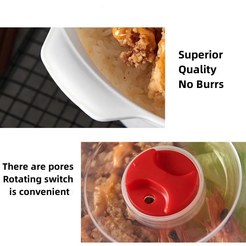 Microwave Oven Special Box Household Plastic Heating Fresh Keepeing Box with Lid Steamed Bun Instant Noodles Kitchen Bowl Set