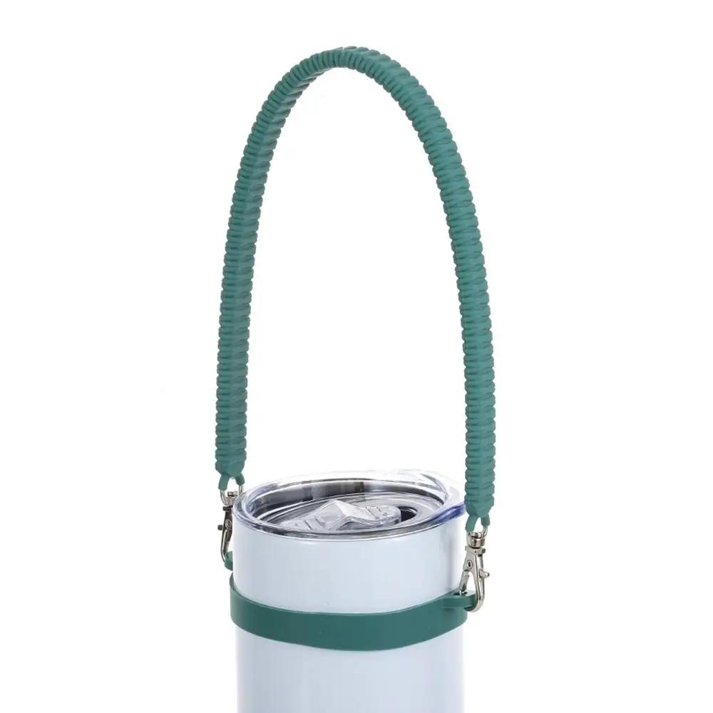 Soft Water Bottle Sling Holder Silicone Durable Water Cup Silicone Strap Water Bottle Accessories Water Bottle Sling with Strap