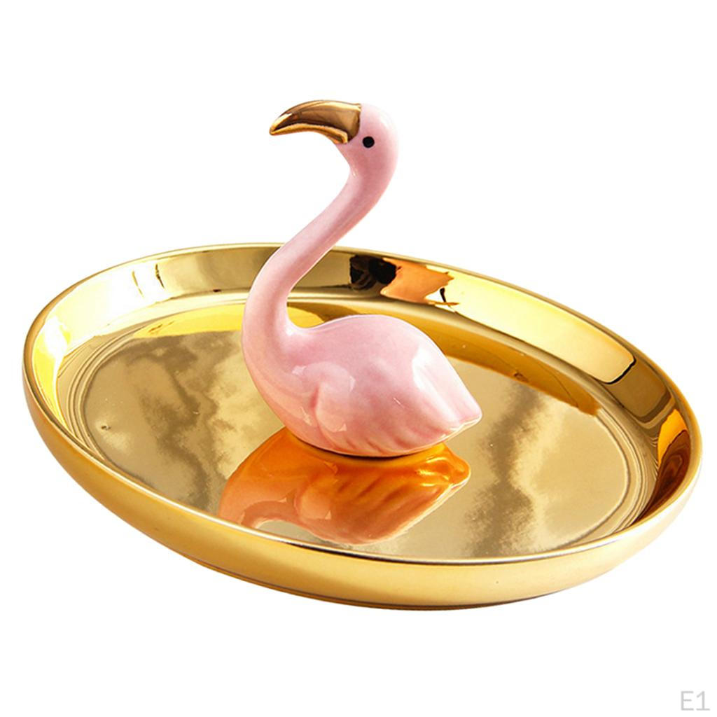 Animal Jewelry Tray Ceramic Porcelain Dish Holder Display Ring Storage Box Decoration