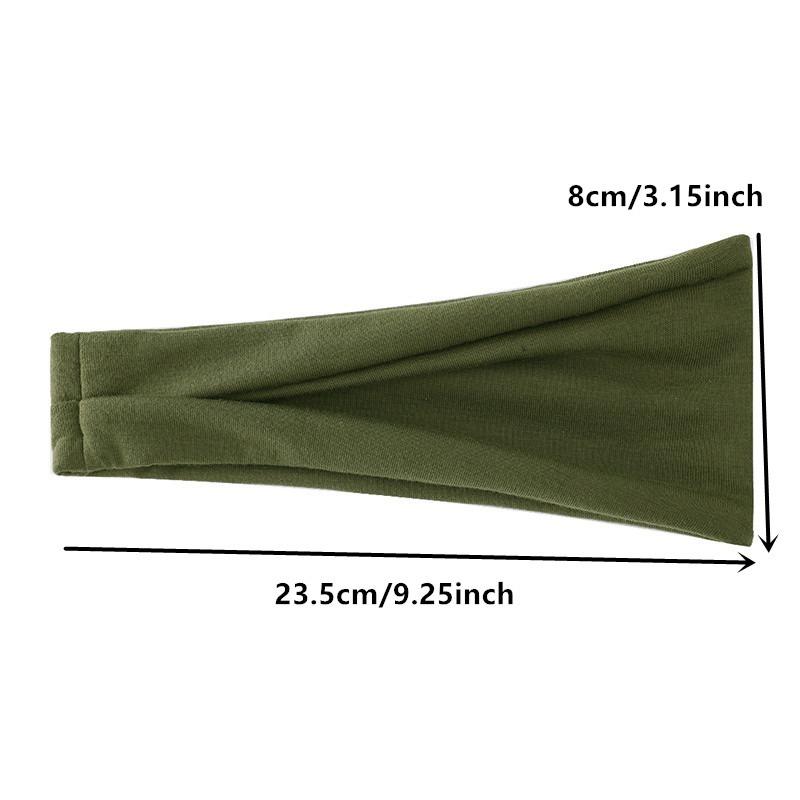 Women Headband Turban Solid Color Elastic Hair Bands Yoga Hairband Fashion Makeup Hair Hoop Vintag Headwrap Hair Accessories