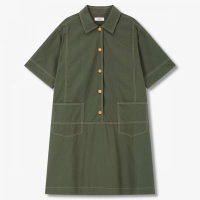 Cotton Stitch Point Dress  9175341983ct 