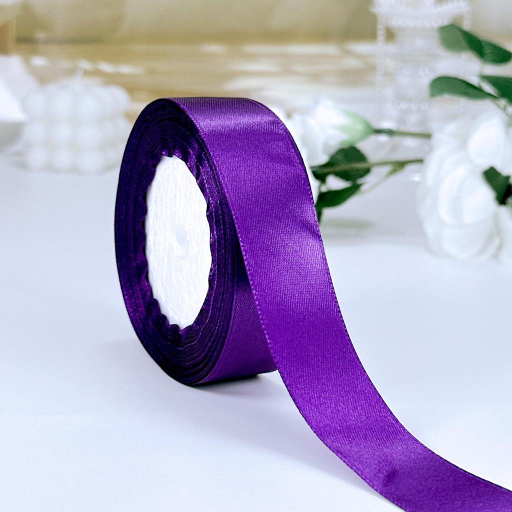 2cm Satynowa Wstążka Jedwabna na Prezent, Dekorację Tortu, Aranżacje Kwiatowe, Kokardy i Odznaki.