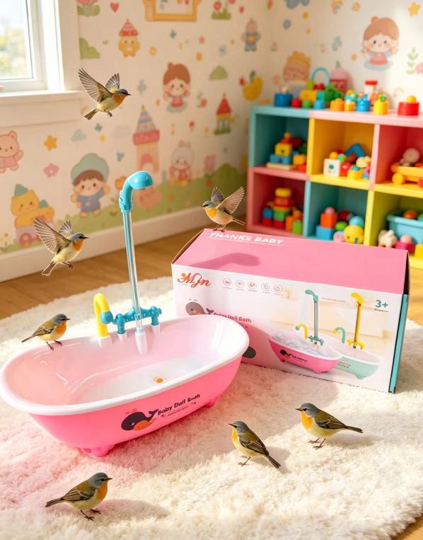 Kids' Electric Dinosaur Dishwasher & Fishing Toy - 2-in-1 Kitchen Play Set