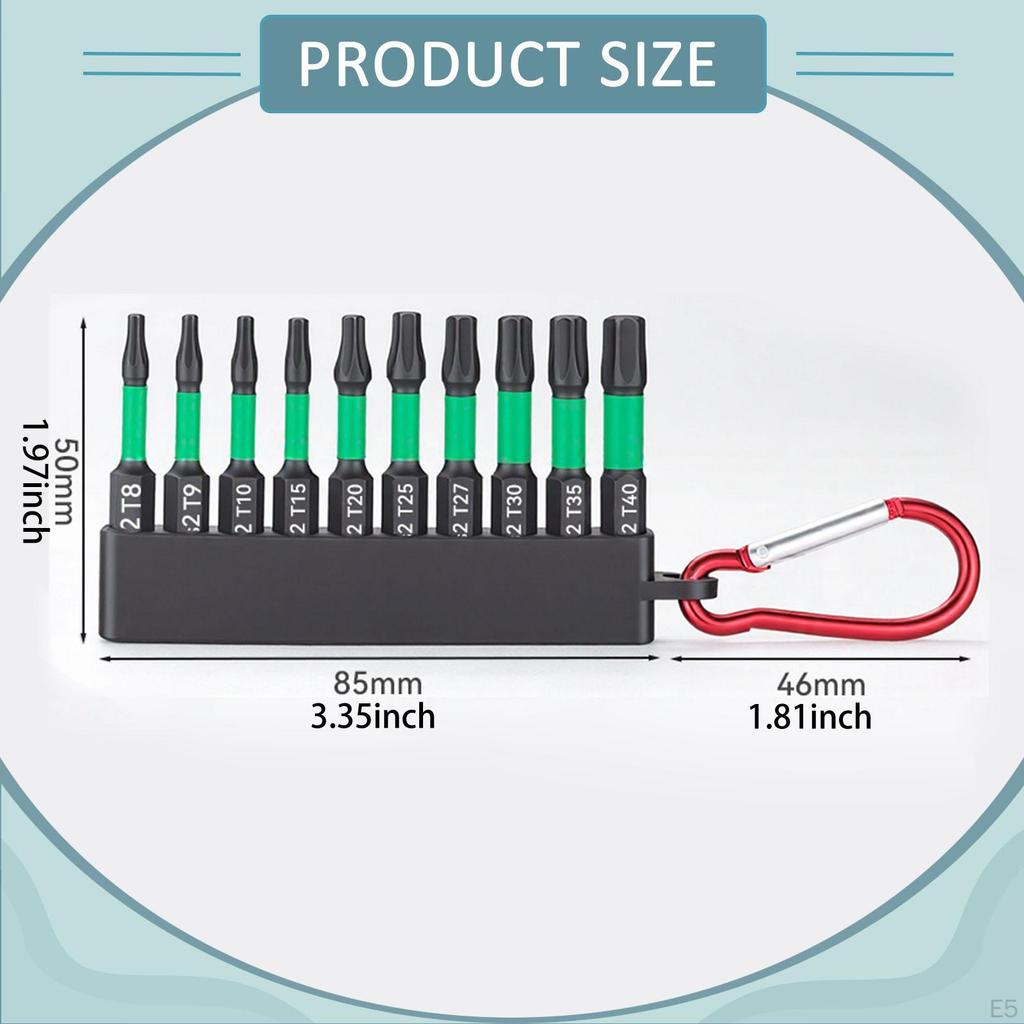 Screwdriver Bit Set Drill Tips Handymen Multifunctional Compact Professional Alloy Steel Impact Bits