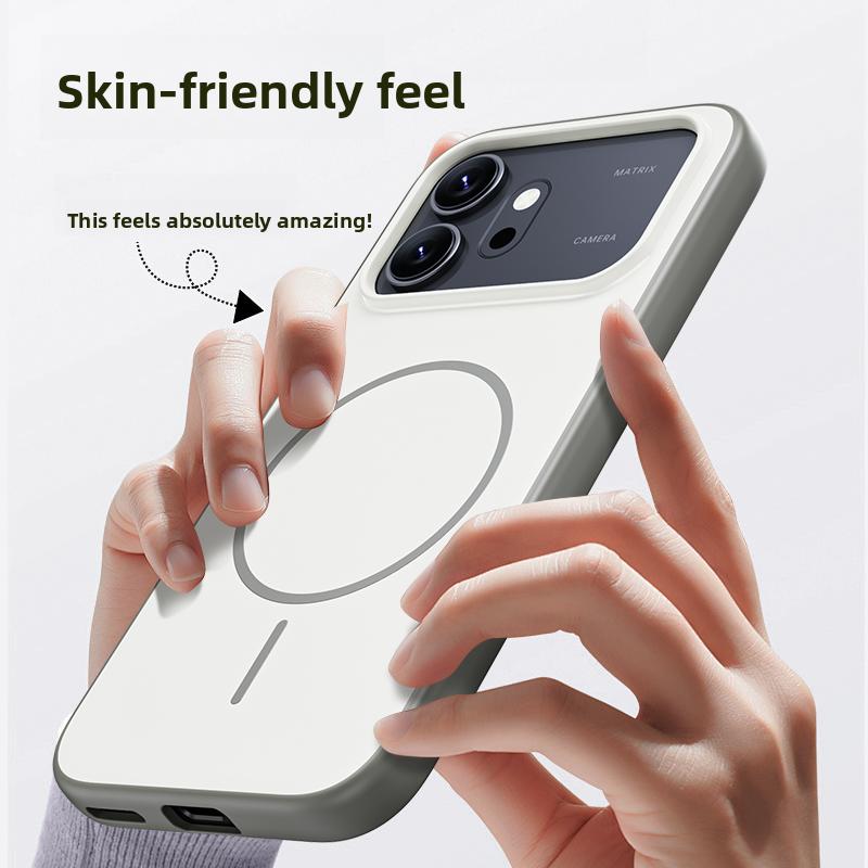 Custodia Rigida in Silicone Magnetica per Ricarica Wireless Cover Posteriore Protettiva per Huawei Honor 600 Pro per Honor 600 600Pro Guscio