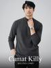 CamatKilly • Men's Luxe Wool Silk Velvet Long Sleeve Turtleneck