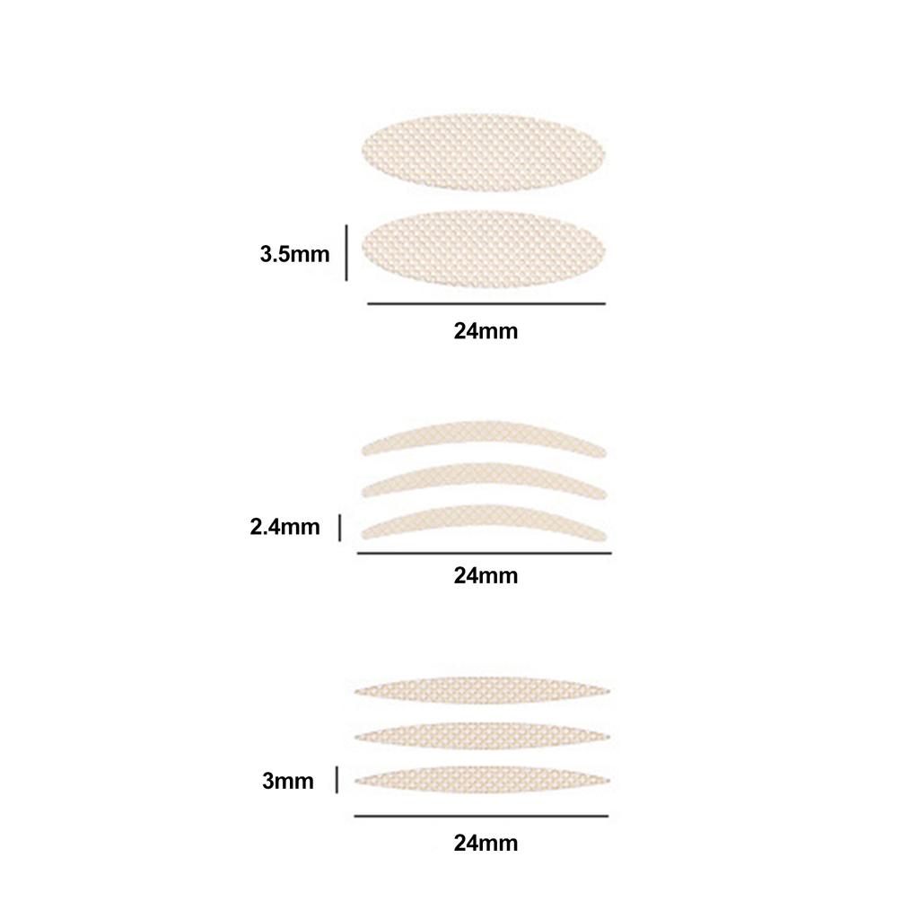 Eyelid Lifter Strips Waterproof Double Fold Eyelid Lace Tapes for Women Daily Makeup Tools