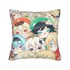 Warm Car Tartaglia Childe Genshin Impact Decor Pillowcases Merch  Pillow Cover Square Multi Size