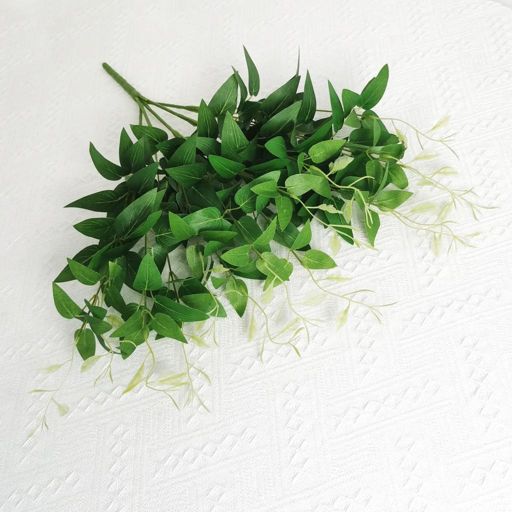 Simulation Plant Clematis Honeysuckle Leaves, Simulation Wall Hanging Hanging Rattan Decoration, Wedding Scene Auditorium Decoration
