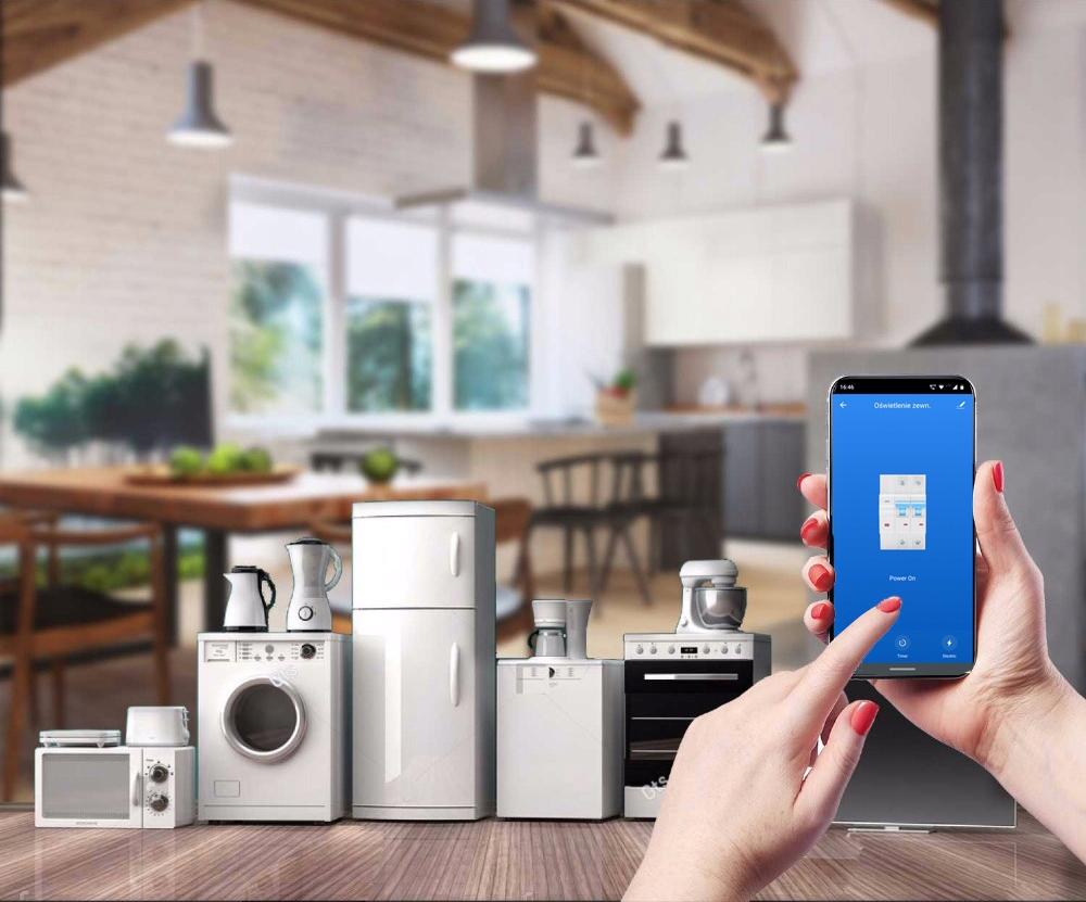 Controlled fuse 2x 16A ZigBee TUYA En measurement