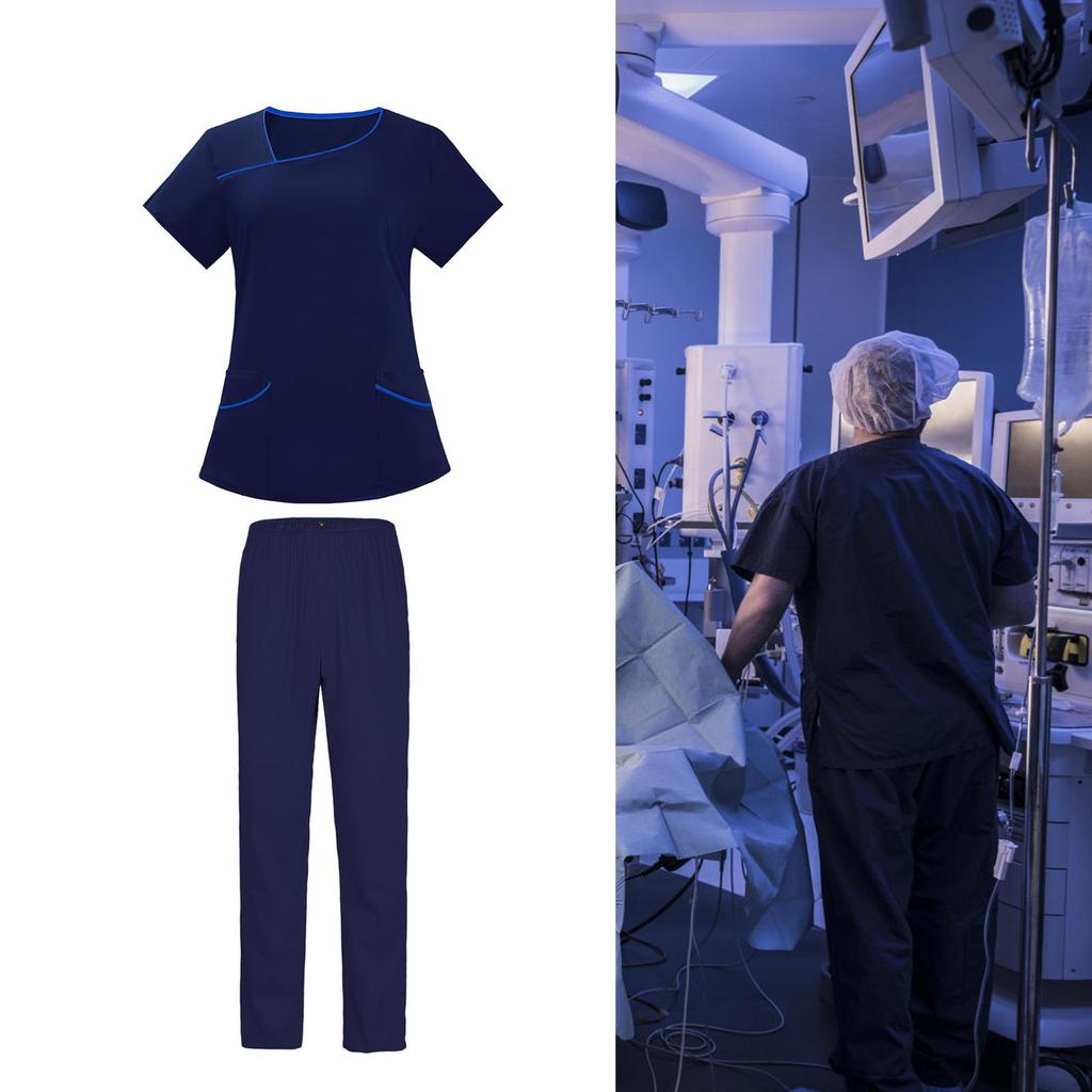 Scrub Set for Men and Women - Comfortable Hospital Nurse Costume