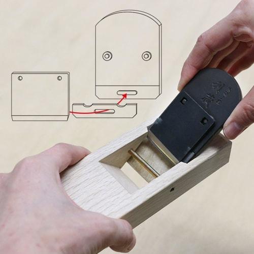 KAKURI Replaceable Blade Plane, 42mm Blade Width, Includes 3 Replacement Blades, One-Touch Blade Change, No Sharpening or Adjustment Required, Planer,