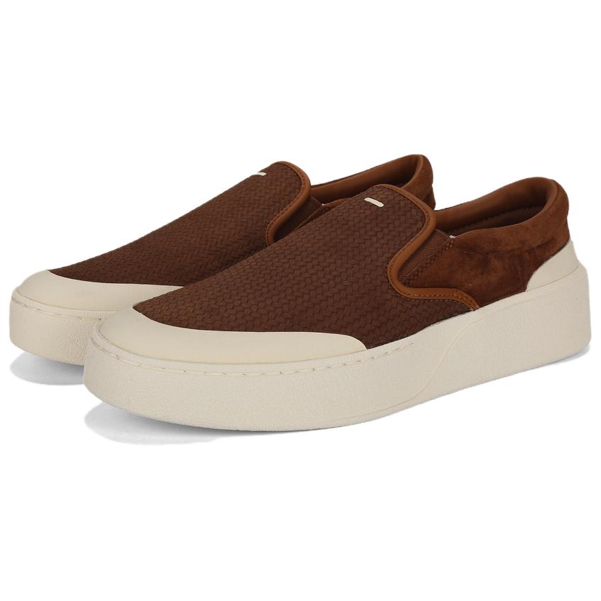 Adidas Labcourt Light Slip-On Comfortable Versatile Casual Shoes Unisex Shoes Brown KJ4575