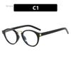 Black Clear Spectacles Frames Women New Vintage Round Shape Optical Grade Frame Spectacles Female Cat eye Sunglasses Male Eyeglasses gafas culos