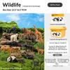 Realistic Animal Figure Toy Early Education Set - Baby Plant Recognition Kit Lion Tiger Elephant Panda Giraffe Animal Figure Toy