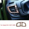 Peach Wood Grain 2X Side Air Outlet Vent Cover Trim For Honda CR-V CRV 2017-2022