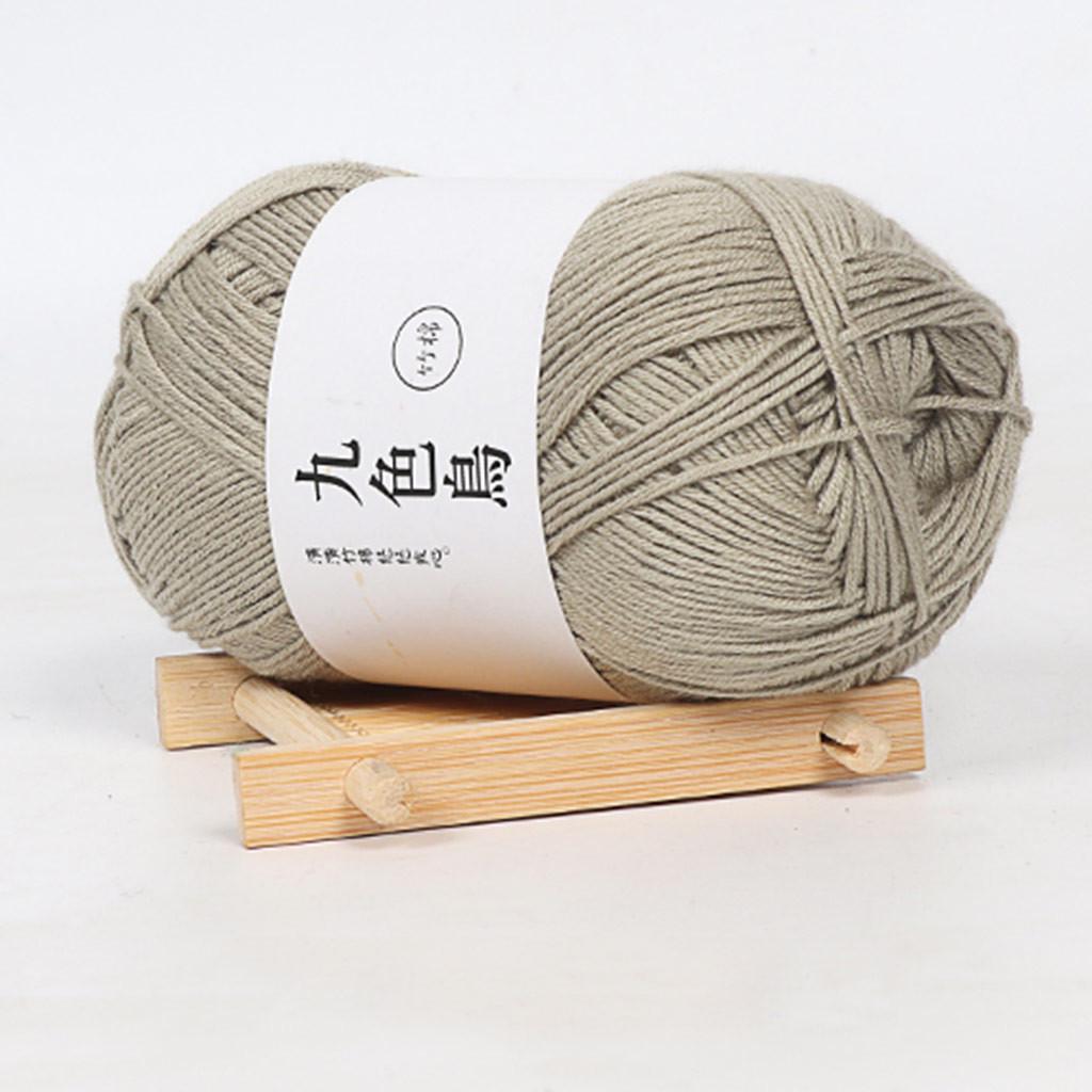  Charcoal Cotton Baby Line Fine Wool Crochet Diy Children Cotton Yarn