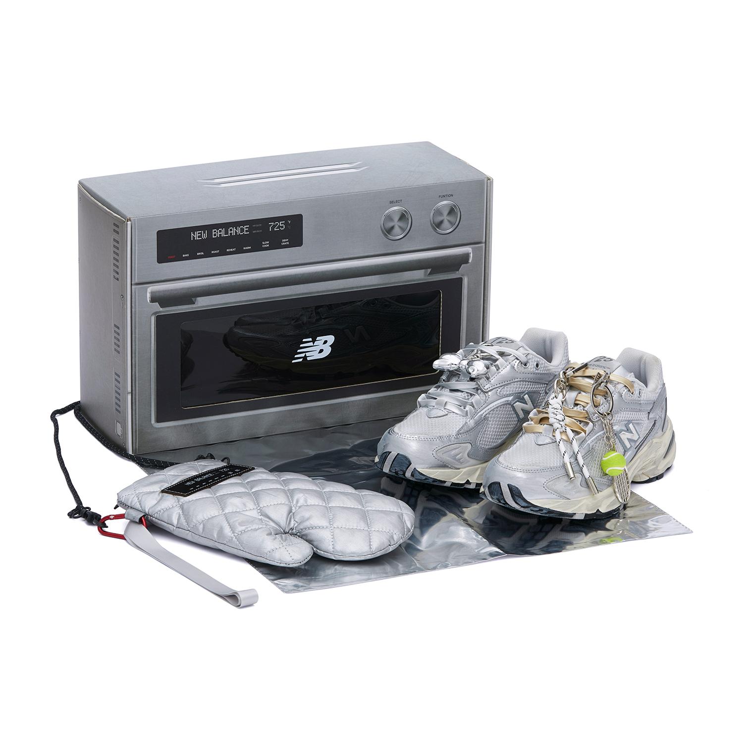 

New Balance NB 725 Comfortable Abrasion Resistant Low top Running Shoes Unisex Vintage Mercury Chaos Pack Box ML725SG1“Chaos Pack” 37