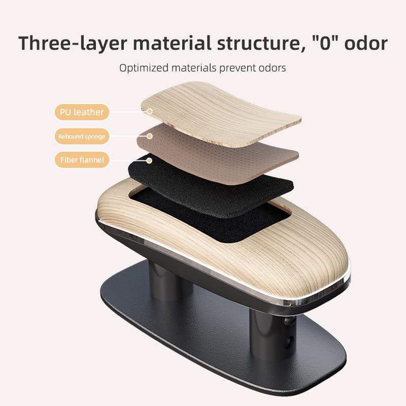 Adjustable Car Door Armrest Pad PU Leather Memory Foam Elbow Support Cushion for SUV Sedan Relieve Driving Fatigue